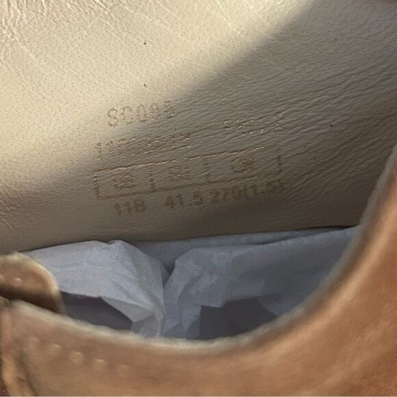 Stuart Weitzman TIEBACK BLOCK BOOTIE IN CAPUCCINO NWB - Picture 7 of 8